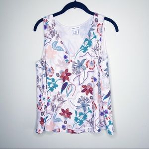 Adrienne vittadini sleeveless lined blouse